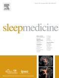 Cover: Sleep Medicine - Elsevier