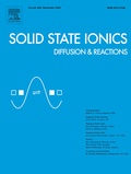 Cover: Solid State Ionics - Elsevier