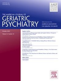 Abbildung von: The American Journal of Geriatric Psychiatry - Elsevier