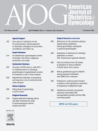 Abbildung von: American Journal of Obstetrics & Gynecology - Mosby