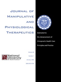 Abbildung von: Journal of Manipulative and Physiological Therapeutics - Mosby