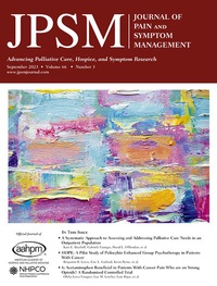 Abbildung von: Journal of Pain and Symptom Management - Elsevier