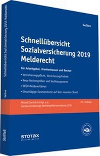 Abbildung von: Schnellübersicht Sozialversicherung 2019 Melderecht - Stollfuß