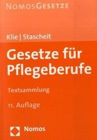 Abbildung von: Gesetze für Pflegeberufe - Nomos