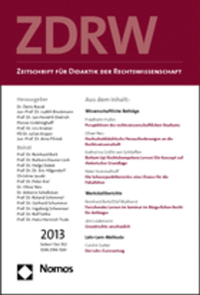 Abbildung von: ZDRW - Zeitschrift für Didaktik der Rechtswissenschaft - Nomos