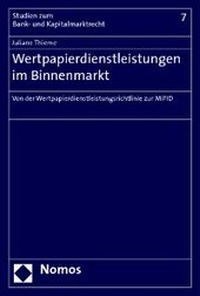 Abbildung von: Wertpapierdienstleistungen im Binnenmarkt - Nomos