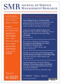 Abbildung von: SMR - Journal of Service Management Research - Nomos