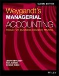 Cover: Weygandt's Managerial Accounting - Wiley