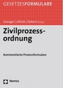 Bild: Zivilprozessordnung - Nomos