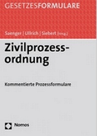 Abbildung von: Zivilprozessordnung - Nomos