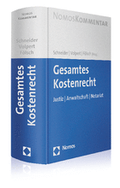 Cover: Gesamtes Kostenrecht - Nomos