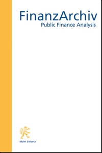 Abbildung von: FinanzArchiv (FA) - Mohr Siebeck