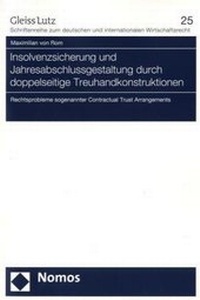 Abbildung von: Insolvenzsicherung und Jahresabschlussgestaltung durch doppelseitige Treuhandkonstruktionen - Nomos