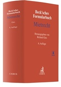 Cover: Beck'sches Formularbuch Mietrecht - C.H.BECK
