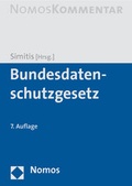 Cover: Bundesdatenschutzgesetz - Nomos