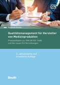 Cover: Qualit&auml;tsmanagement f&uuml;r Hersteller von Medizinprodukten - DIN Media
