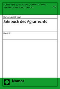 Bild: Jahrbuch des Agrarrechts - Nomos