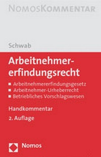 Abbildung von: Arbeitnehmererfindungsrecht - Nomos