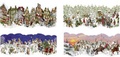 Cover: Nostalgische Leporello-Karten - Mini-Adventskalender - Coppenrath