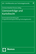 Cover: Lizenzvertr&auml;ge und Kartellrecht - Nomos