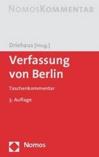Abbildung von: Verfassung von Berlin - Nomos