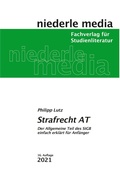 Cover: Strafrecht AT - niederle media