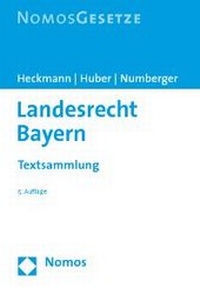Abbildung von: Landesrecht Bayern - Nomos