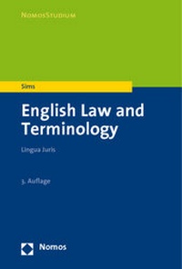 Enlarge image Cover: English Law and Terminology - Nomos