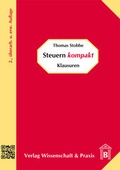 Cover: Steuern kompakt - Klausuren - Verlag Wissenschaft & Praxis