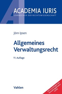 Abbildung von: Allgemeines Verwaltungsrecht - Vahlen