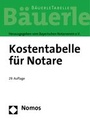 Bild: Kostentabelle f&uuml;r Notare - Nomos