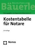 Cover: Kostentabelle f&uuml;r Notare - Nomos
