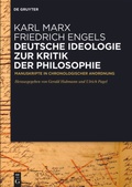 Cover: Deutsche Ideologie. Zur Kritik der Philosophie - De Gruyter