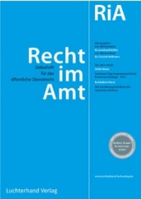 Bild: Recht im Amt - RiA - Luchterhand