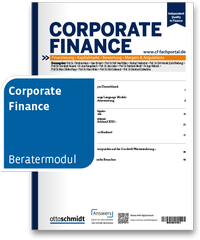 Enlarge image Cover: CORPORATE FINANCE - Fachmedien Otto Schmidt