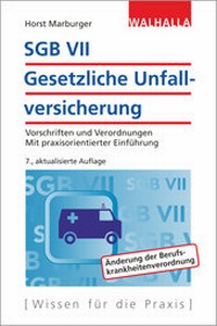 Abbildung von: SGB VII - Gesetzliche Unfallversicherung - Walhalla