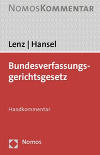 Abbildung von: Bundesverfassungsgerichtsgesetz - Nomos