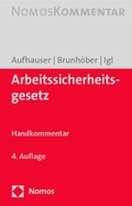 Cover: Arbeitssicherheitsgesetz - Nomos
