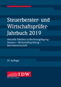 Abbildung von: Steuerberater- und Wirtschaftsprüfer-Jahrbuch 2019 - IDW