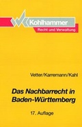 Cover: Das Nachbarrecht in Baden-W&uuml;rttemberg - Kohlhammer
