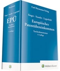 Cover: Europ&auml;isches Patent&uuml;bereinkommen: EP&Uuml; - Carl Heymanns Verlag