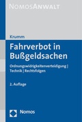 Cover: Das Fahrverbot in Bu&szlig;geldsachen - Nomos