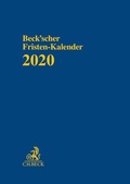 Bild: Beck'scher Fristen-Kalender 2020 - C.H.BECK