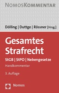 Cover: Gesamtes Strafrecht - Nomos
