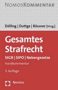 Enlarge image Cover: Gesamtes Strafrecht - Nomos
