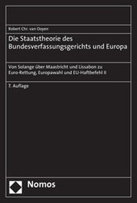 Abbildung von: Die Staatstheorie des Bundesverfassungsgerichts und Europa - Nomos