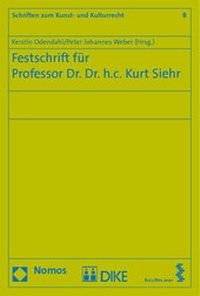 Abbildung von: Kulturgüterschutz - Kunstrecht - Kulturrecht - Nomos