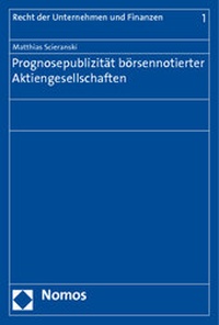 Abbildung von: Prognosepublizität börsennotierter Aktiengesellschaften - Nomos