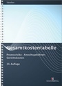 Cover: Gesamtkostentabelle - Deutscher Anwaltverlag