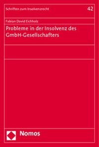 Abbildung von: Probleme in der Insolvenz des GmbH-Gesellschafters - Nomos